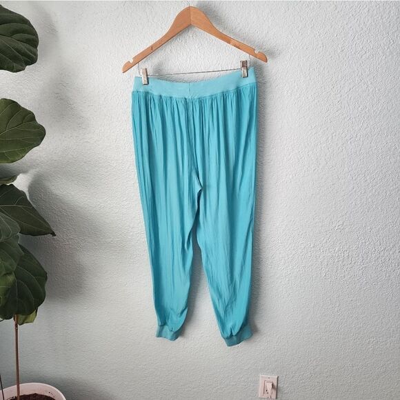 RAMY BROOK NEW YORK Coastal summer breeze blue jogger pants - Picture 6 of 13